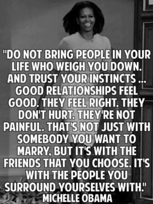 A Little Advise from Michelle Obama 